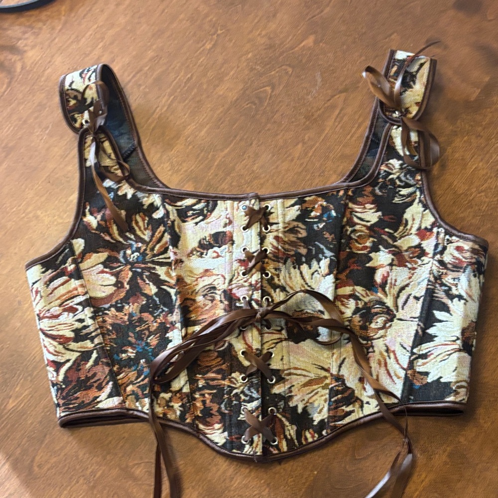 Floral Corset Top